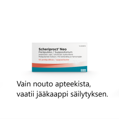 SCHERIPROCT NEO peräpuikko 1/1 mg 10 fol